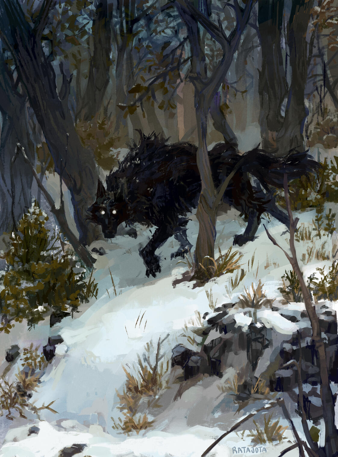 A direwolf